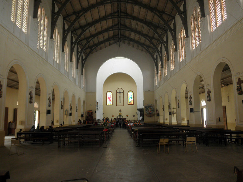 St Mary's Cathedral in Jaffna, where Mr Thirugnanasampanthar took refuge for over a year in 2009-11.