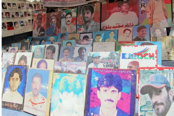 Al Jazeera described the province of Balochistan as a 'bloody battleground', with more than 2,200 Balochi people having disappeared here between 2005-13. People targetted included rights advocates, political activists & armed fighters as well as "seemingly innocent men & women". (photo: Asad Hashim)
